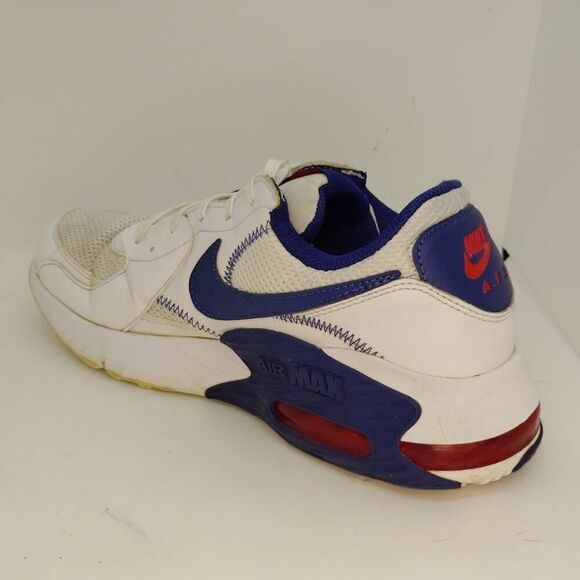 Nike Air Max Excee Mens Pre-owned White & Deep Blue Sneakers - sz. 10 - Picture 2 of 7